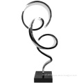 landmark metal stainless steel sculpture abstruct style for garden park home decoration